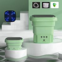 Machine à laver portable Peigne de sèche-linge portable pour machine à laver pliable Mini electromenager machine Vert Vert