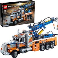 LEGO® 42128 Technic Le Camion de Remorquage Lourd Camion Jouet avec Grue, Jouet de Construction pour Enfants