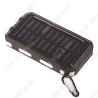 TD® 20000mAh Chargeur Batterie Externe Solaire 2-Port USB avec Dual LED  Lampe Rechargement périphériques batterie portable - Cdiscount Téléphonie