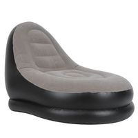 Vvikizy chaise longue Vvikizy canapé-lit Canapé inclinable pliant gonflable moderne, avec repose-pieds, pour salon, meuble sofa