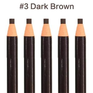 RÉHAUSSEUR AUTO EyeblogugPays l-Crayon de maquillage coloré,rehausseur d'art cosmétique,teinte étanche,types stéréo,outils de beauté- 3-Dark Brown