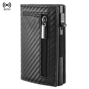 Étui Portefeuille En Cuir Synthétique Avec Fermeture éclair - Pour Cartes, Téléphone - Lanière Incluse - Multi-fonctions