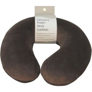 Coussin Mousse Mémoire Forme Oreiller Cervical De Voyage En Mousse Mémoire - Pour Avion, Train, Voiture Et Bureau - Housse Détachable Oreiller Bureau Enerfero