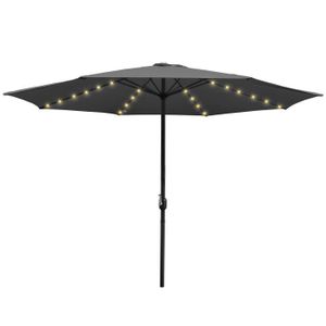 PARASOL HENGDA Parasol avec éclairage solaire LED, parasol