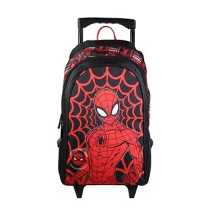 SAC À DOS Sac à dos à roulettes Marvel Spider-Man Noir et ro
