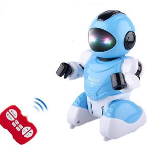 ROBOT - ANIMAL ANIMÉ 828 bleu - Robot Intelligent RC avec Capteur de Ge
