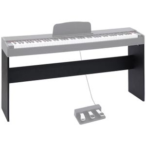 Stand pliable noir pour piano numérique et clavier portable / pieds  réglables individuellement / grande stabilité