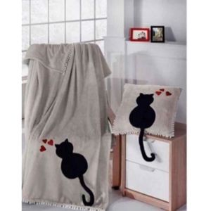 Plaid Motif Chat Achat Vente Pas Cher