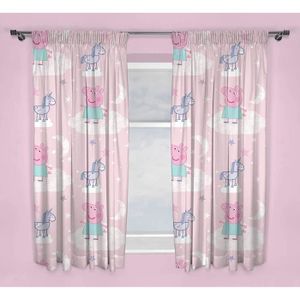 Peepa Pig Rideau en voile 150 cm de largeur x 250 cm de hauteur 