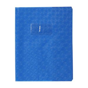 Protège-cahier Transparent A5 Avec étiquette Nominative - PVC Résistant, Idéal école, Bureau