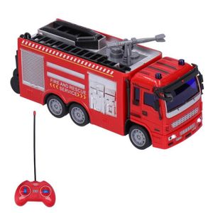 Camion de pompiers,Voiture robot transformable,Jouet de sauvetage  télécommandé pour enfants de 4 à 12 ans,Jouet camion de pompiers,Véhicule  de jeu télécommandé pour enfants, d'anniversaire, de Pâques : :  Jeux et Jouets
