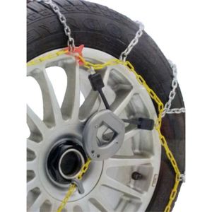 Chaussette chaine neige textile pneu 185/60R15 haute résistance