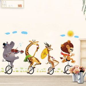 Stickers Muraux Enfants,Autocollant Muraux Animal,Stickers Muraux Chambre  Fille,Autocollant Mural Éléphant Chambre De D'Enfan[J3733] - Cdiscount  Maison