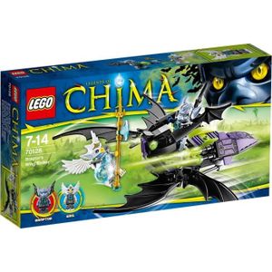 ASSEMBLAGE CONSTRUCTION Lego - LEGO Chima - Le Jet Ailé de Braptor - 146 pièces - Noir et multicolore
