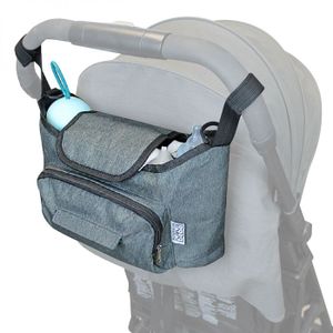 Nikunty Organisateur poussette Sac à langer bebe Sac de rangement pour poussette Multifonction portable Accessoires poussette bébé Panier 