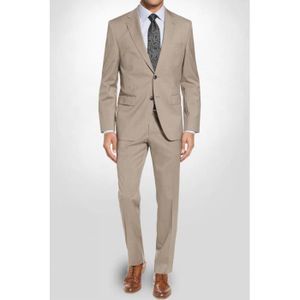 Costume homme beige clair