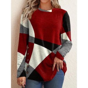 Pull tunique top grande taille femme