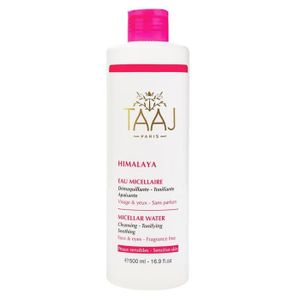 Taaj Himalaya Eau Micellaire Visage Et Yeux Peaux Sensibles 500ml