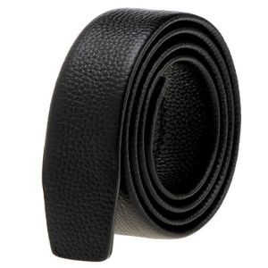 ceinture sans boucle cuir