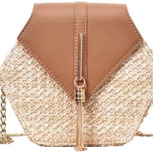 Besace ronde outlet paille