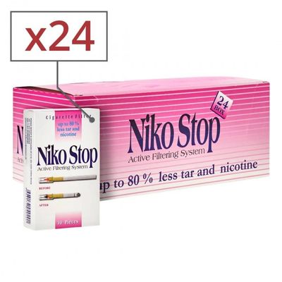 niko stop cigarette filter Active Filtering System 12 Pack The Vapor Shoppe 24 boites de filtres niko