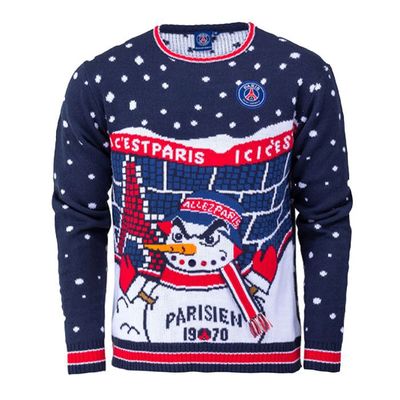 Pull de Noel Marine Homme PSG P14274CL02