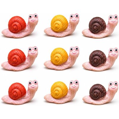 8PC / LOT Figurines miniatures de poisson rouge Animaux de jardin de