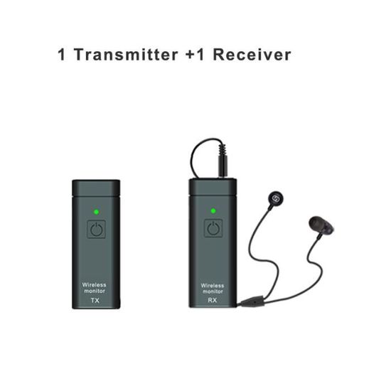 Système Monitoring Intra-auriculaire Sans Fil XTUGA RW2090 - 2 émetteurs, Portée 70 M, Bluetooth, 100 Canaux UHF - 4