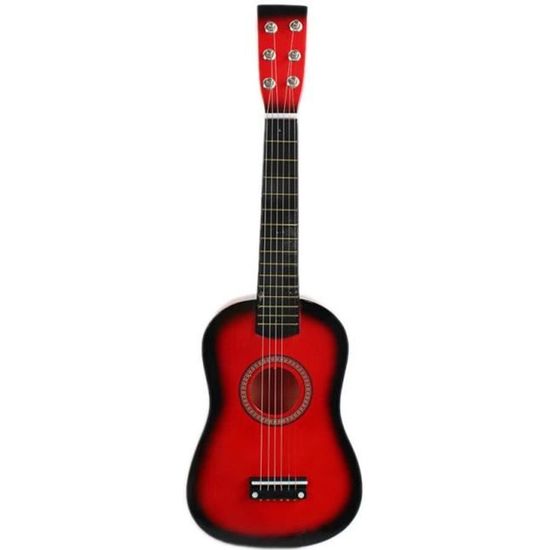 Mini Guitare Pour Enfants à Tête Ronde - Jouet Musical Réglable, Ukulélé Enfant 43,8cm