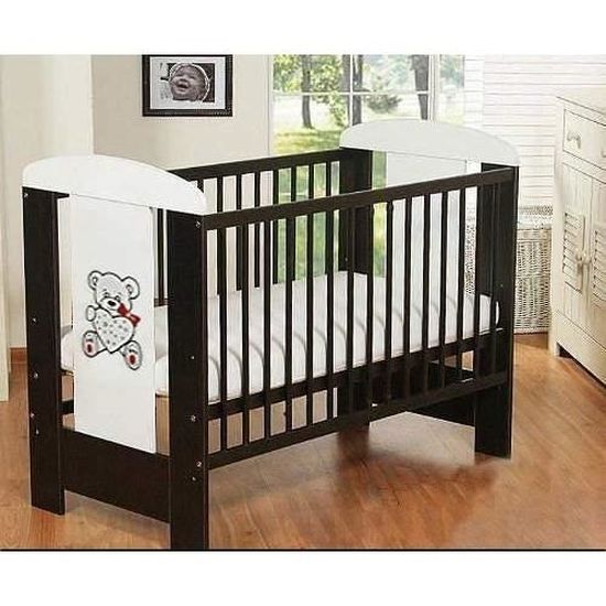 Lit Bebe En Bois 1x60 Sommier 3 Positions 10 Cm Matelas 2 Barres Amovibles Cdiscount Puericulture Eveil Bebe