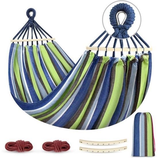 Hamac Suspendu, Hamac De Camping Et Jardin Confortable Avec Barre En ...