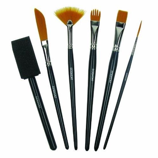 Lot de 4 pinceaux à réservoir Derwent | Le Géant des Beaux-Arts - No 1