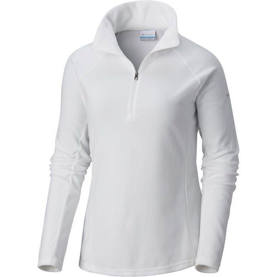 Columbia Glacial IV Polaire Femme 1/2 Zip - Douce Chaleur Respirante Stretch Confort - Idéale Hiver