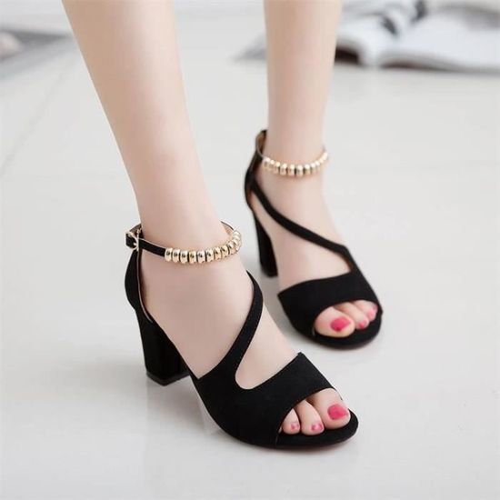 Escarpins Femme HAIKEYI Noir Talons hauts aiguilles Confortable Achat Vente Escarpins Femme HAIKEYI Noir Talons hauts aiguilles Confortable pas cher Cdiscount
