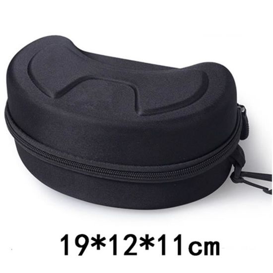 Étui Rigide EVA Pour Lunettes - Fermeture éclair - Protection Anti-chocs, étanche - Dimensions 169x73x66 Mm
