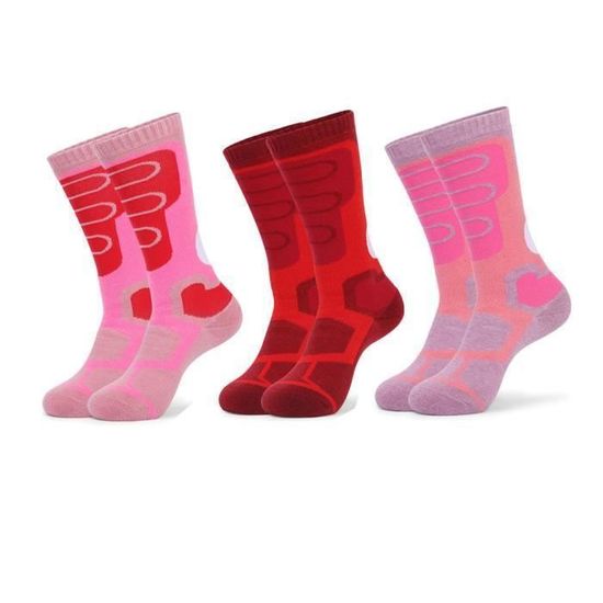 Chaussettes Enfant Decathlon Paires Chaussettes De Ski Coton
