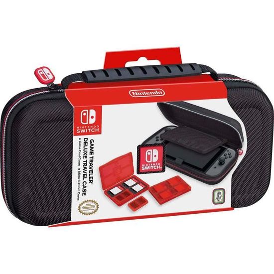 Pochette de transport Noire deluxe officielle pour Nintendo Switch -  Cdiscount Informatique