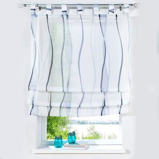 1 Pezzo Di Tenda Per Finestra Con Ricamo Floreale Raffrollo Voile Di Alta Qualita Decorazione Per Camera Da Letto Bagno Balcone Viola 95452231