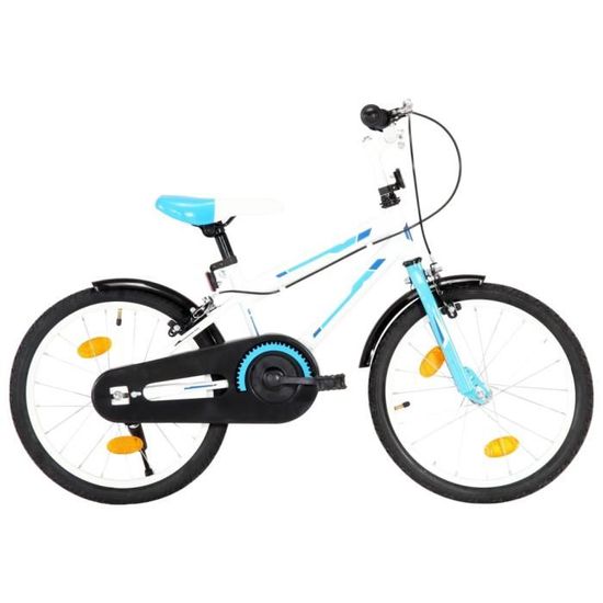 (92182)Vélo pour enfants 18 pouces Bleu et blanc