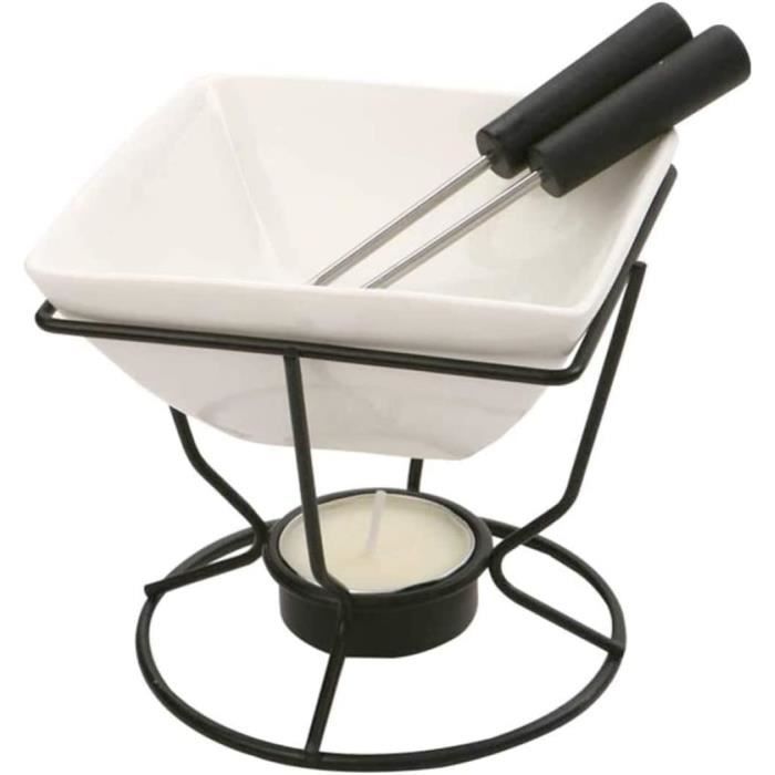 Pot à Fondue en céramique ensemble four de fusion au chocolat Zen