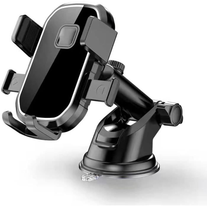 Support Magnétique Rotatif 360° Pour Tableau De Bord Voiture - Universel, Noir