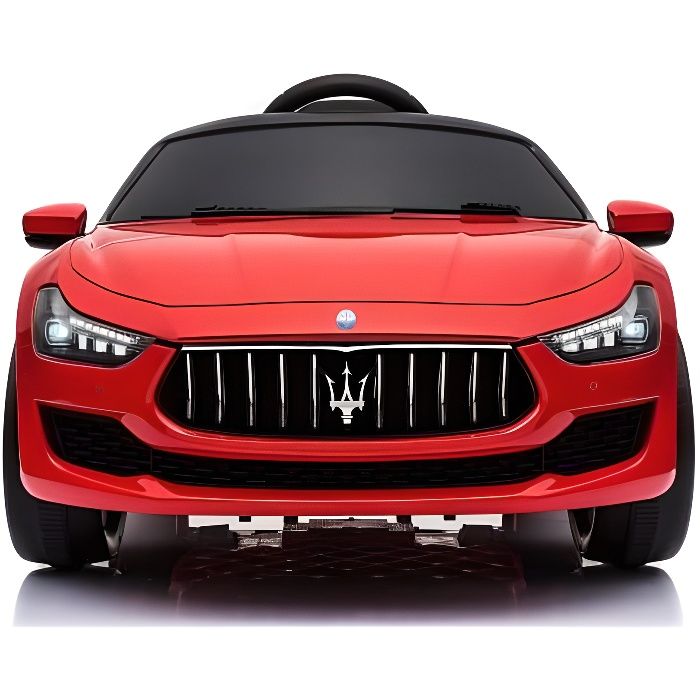 Maserati Ghibli 12v Rouge - Voiture électrique pour enfant avec batterie 12v et télécommande
