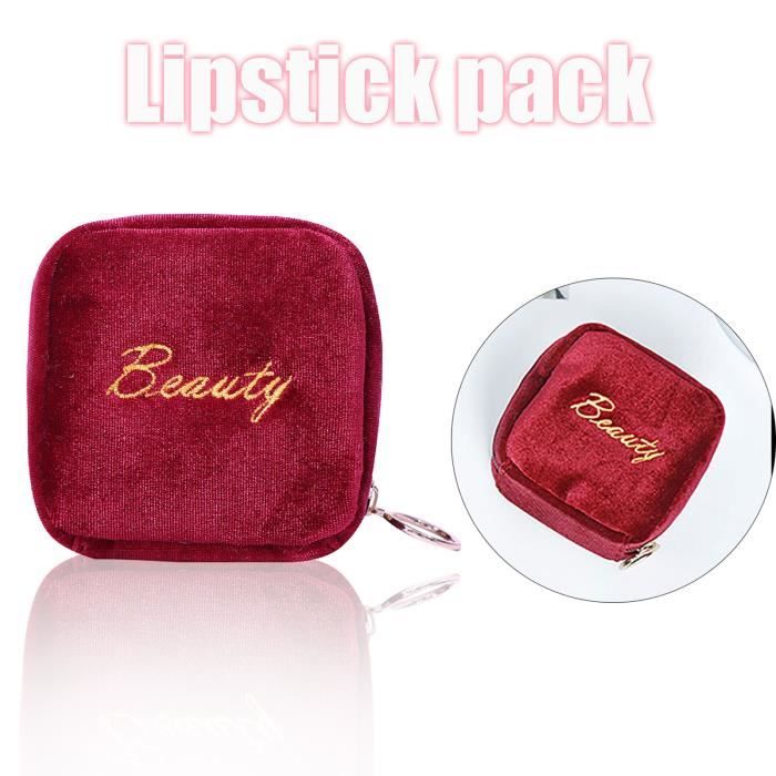 La fermeture éclair du sac de poignet mignon et super mini contient du rouge à lèvres ZGY201029447F