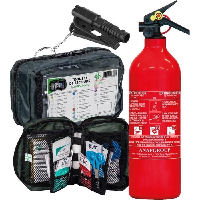 Kit sécurité voiture -Départ en vacances- Ref: KITDEPVAC