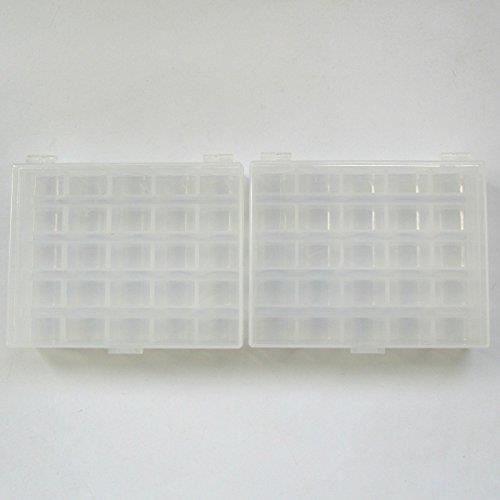 ACCESSOIRES COUTURE - LBBX 25 Boîtier universel de 2 boîtes à canettes pour pièce de Bernina, 25 pièces - CKPSMS