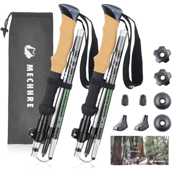 Sac en Aluminium Ultraléger Antichoc Femme Homme Enfant Accessoires Ski Trekking Alpinisme Poles Réglable avec Poignées Liège Respirant ALPIN LOACKER Bâton de Randonnée Marche Pliable Sac en Aluminium Ultraléger Antichoc Femme Homme Enfant Accessoires Ski Trekking Alpinisme Poles Réglable avec Poignées Liège Respirant ALPIN LOACKER Bâton de Randonnée Marche Pliable