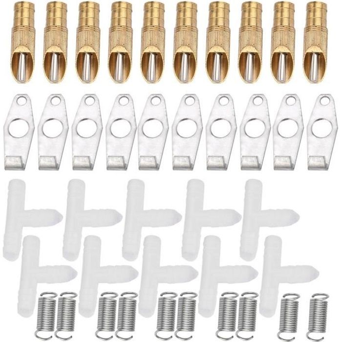 Fdit abreuvoir automatique Abreuvoir à tétine automatique en acier inoxydable 10 pièces / ensemble pour furets de rat lapin (bec