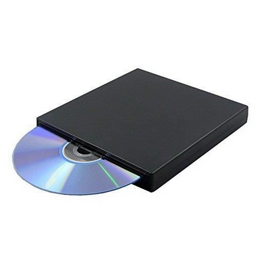 COOLEAD ® Externe Slim USB 2.0 USB 2.0 chargement par fente DVD + -RW CD RW Graveur Lecteur(Avec Bouton d'éjection de DVD RW) Noir