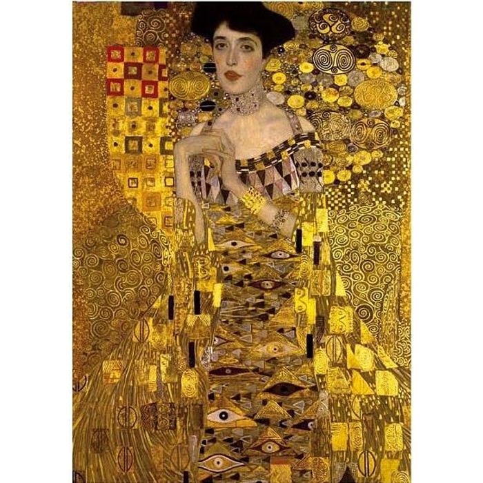 Klimt Gustav - Adele Bloch-Bauer I (détail)
