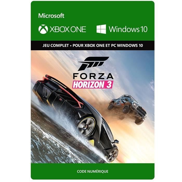 Forza Horizon 3 Jeu Xbox One à télécharger
